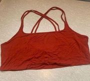 3XL Basic Bralette- Shein Curve -Rust Red Spaghetti Strap NWOT SOFT