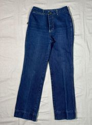 Vintage Straight Leg  Denim Blue Jeans Sz 11/12