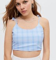Daisy Street Tie-Shoulder Cropped Top NWT