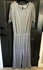 lou & grey gray drop waist jumpsuit size XS extra small