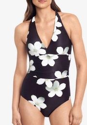 Lauren Ralph Lauren Villa One Piece Swimsuit Floral Print Size 10