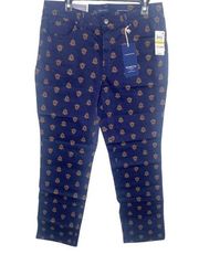 Charter Club navy pants size 14 NWT straight leg