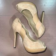 Paper Dolls Pink Platform Stilettos size 36