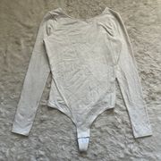 Bodysuit Ballet Thong Open Back Long Sleeve M NWT New