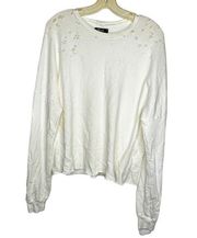 Michael Lauren Distressed Shirt nwot