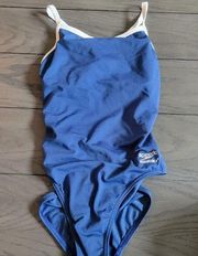 Speedo endurance swim swimsuit size 6/32. Blue racing suit