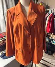 3/$25 ⭐️ Women’s Notations 2x orange blazer