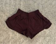 Maroon Hotty Hot Shorts 2.5”