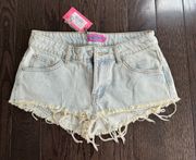 Low Waist Jean Shorts