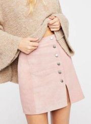 Free People Suede Skirt