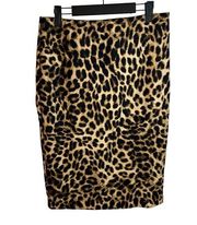 VINCE CAMUTO ANIMAL PRINT PENCIL SKIRT