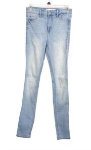 Hollister  High Rise Super Skinny light wash jeans