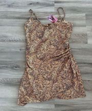 NWT Molly Green M Camel Bellia Mini Dress