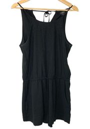 Ann Taylor LOFT Black Romper Petite Small