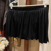 Lane Bryant Plus Size Black Swim Skirt 18W