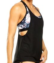 TYR Medium Support PADMA HARPER 2n1 Tankini Swim Top Black Coral XL 14/16 - $50