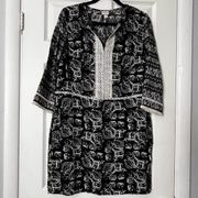 Merona Elephant Batik Dress - Size S