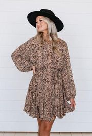 Mittoshop Leopard Printed Flare Dress