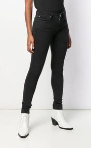 Sandro High waisted Washed Skinny Jeans