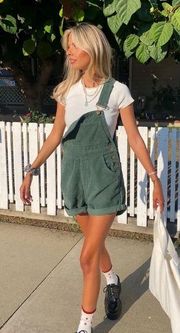 Princess Polly Overalls. Hunter green. Size 8. Worn once. Perfect condition