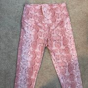 Snake Print Coral Legging Set