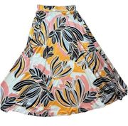 NWT Yumi Kim Pink Retro Bloom maxi stretch skirt sz S