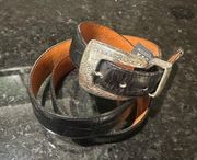 Brighton Onyx belt size 40 very good condition. Buckle has some tarnish.