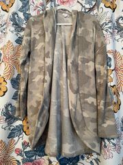 Camo Cardigan