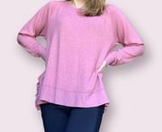 Pink Ruffle Sweater 