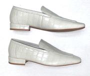 NEW Jeffrey Campbell Marko Croc Embossed Loafer