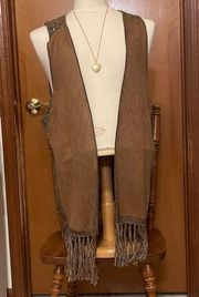 Maurice’s size L gently worn western themed vest