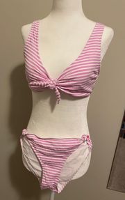 Striped Bikini Swimsuit