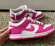 Dunk Low Active Fushia Size 6y 7.5w