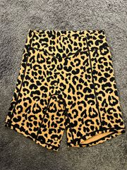 King Cheetah Biker Shorts