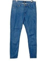 A.P.C Jean High Standard Mid Rise Medium Wash Indigo Pockets Women’s Size 26