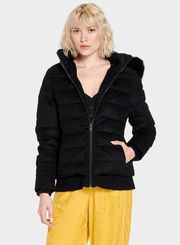 UGG Talia Sheepskin Shearling Trim Down Jacket