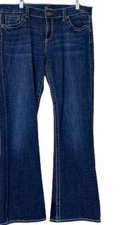 Mid Rise Boot Cut Jeans 12