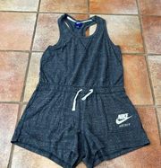 Nike knit cotton romper large