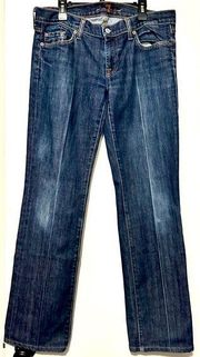 7 for all mankind straight jeans size 30