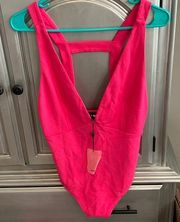 NBD X NAVEN pink bodysuit medium NEW WITH TAGS