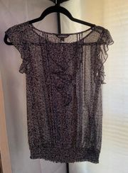 Womens Sheer Blouse