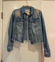 Embroidered Denim Jacket 