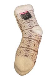 NWT Cuddl Duds Sherpa Lined Lounge Socks