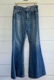 AG-ED Adriano Goldschmied The Iva High Waisted Bell Bottom Jeans Size 31R