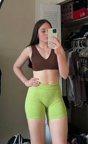 Target green shorts