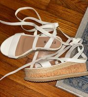 White Platform Sandal