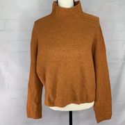 Topshop Women’s Cropped Copper Sweater (NWT)