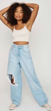 Light Wash Boyfriend Jeans