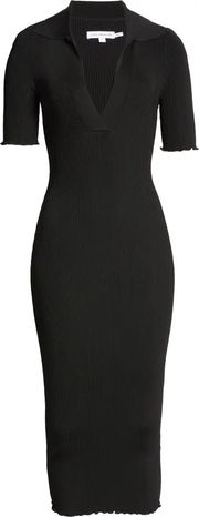 Rib Polo MIDI Dress (0)