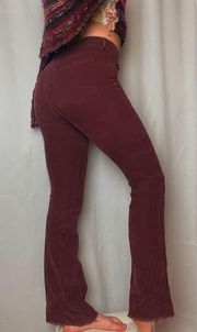 BCBG Suede Flare Pants